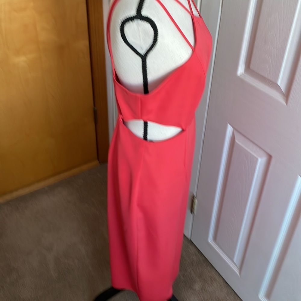Laundry by Shelli Segal Cocktail Special Occasion Dress Coral   - 6 - Picture 2 of 10